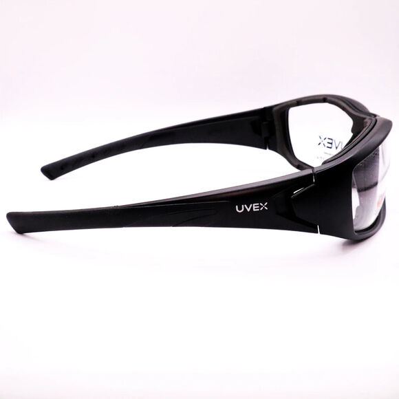 UVEX BY HONEYWELL NYLON SW12 8 SAFTY TITMUS EYEGLASSES GOGGLE BLACK FRAME - Picture 2 of 6